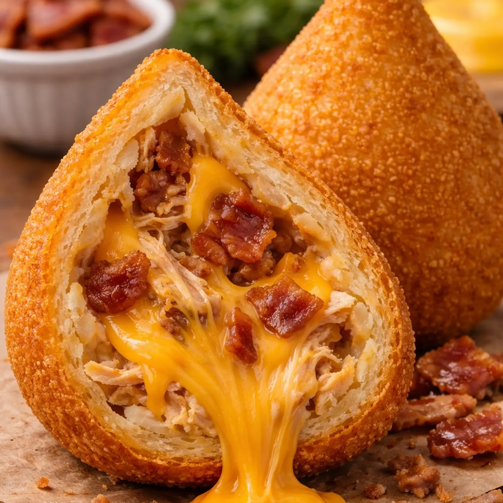 Cx. Frango, Bacon e Cheddar